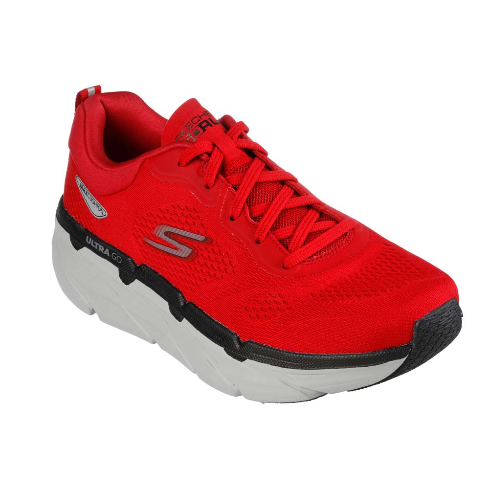 Skæbne Rejsebureau give Skechers Max Cushioning Premier - Rød sneakers med fantastisk demping -  Skechers - Danielsen Sko AS