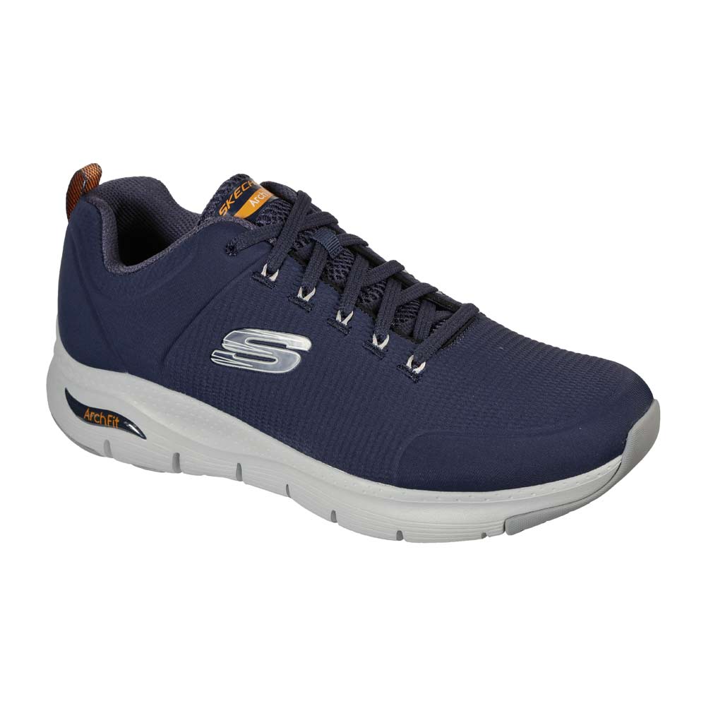 Skechers Arch Fit - Titan - Blå Sneakers Med God Støtte - Skechers ...